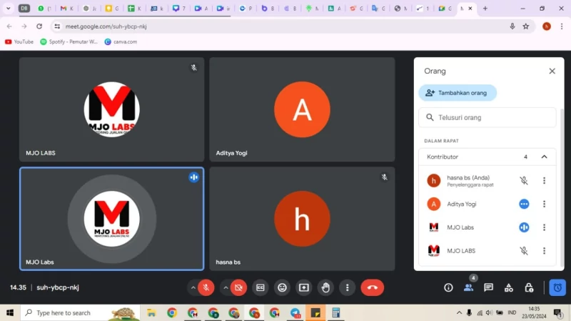 Sesi konsultasi private MJO DigitalCrafts