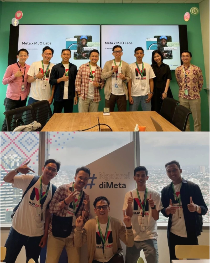 Tim MJO DigitalCrafts bersama Head of Southeast Asia Meta
